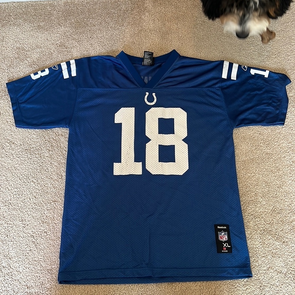 Reebok NFL Colts Manning Jersey (L) Boys - Picture 1 of 8